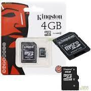 Kingston 4 GB Micro SDHC Class 4 Flash Cards