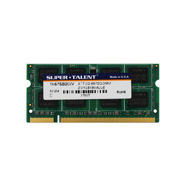 Super talent DDR2-667 SODIMM PC5300 2GB/128x8 CL5