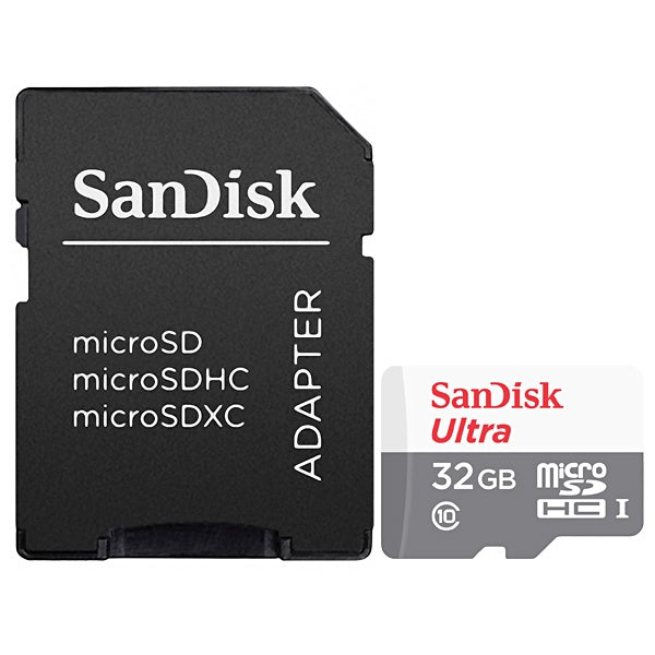 SanDisk Ultra 32GB microSDXC USH-1 Class 10 100mb/s w/ Adapter