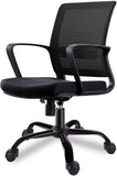 Smugdesk Mid-Back Ergonomic Office Lumbar Support Mesh Computer Desk Task Chair w/ Armrests