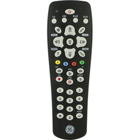 GE 12405 Black Universal Remote  - 4 Devices