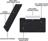 Logitech Keys-To-Go Ultra-light, Ultra-Portable Standalone Wireless Bluetooth Keyboard