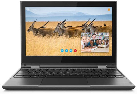 Lenovo 300e Windows 2nd Gen 11.6" Touchscreen  Intel Celeron N4100 1.1GHz, 4GB LPDDR4, 64GB eMMC/ Windows 10 Pro