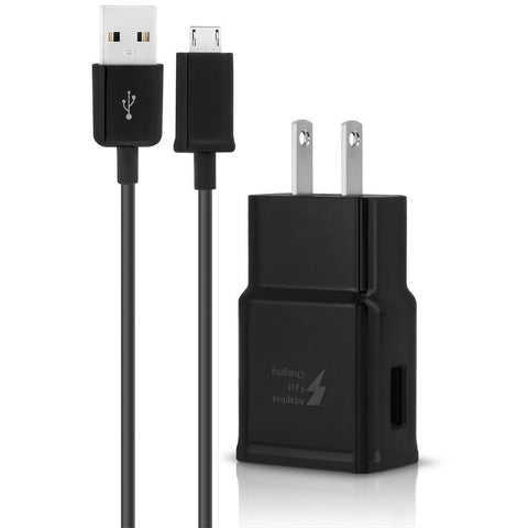 Samsung Travel Wall Adapter w/ 5FT Micro USB Cable - Black