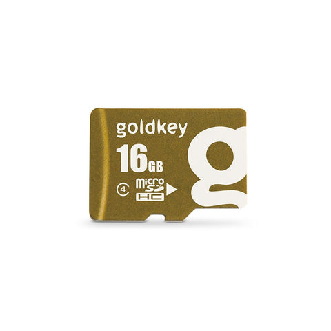 Goldkey MicroSD 16GB U1 W/Adapter Retail Class 10