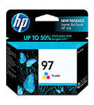 HP 97 Tri-color Ink - Deskjet 6540 /1610 - 14ml