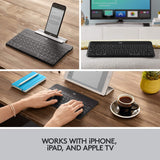 Logitech Keys-To-Go Ultra-light, Ultra-Portable Standalone Wireless Bluetooth Keyboard