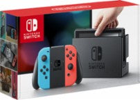 Nintendo Switch 32GB Console - Neon Red/Neon Blue Joy-Con