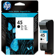HP 45 - Black 700/800/900/1220 /G85/9300 Series - 42ml