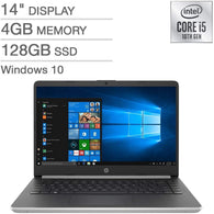 HP  14-dq1037wm 14" Intel Core i5-1035G4 1.10GHz, 8GB, 128GB SSD, Win10 S Mode