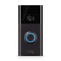 Ring Wi-Fi Enabled Video Doorbell in Venetian Bronze, Works w/ Alexa