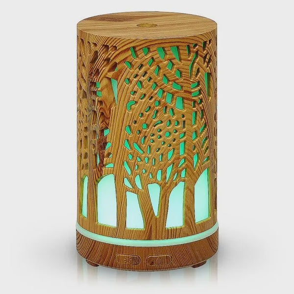 Forest Aromatherapy Wood Transfer Ultrasonic Diffuser - 100 ml