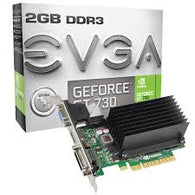 EVGA NVIDIA GeForce GT 730 2GB DDR3 VGA/DVI/HDMI Low Profile PCI-Express Video Card