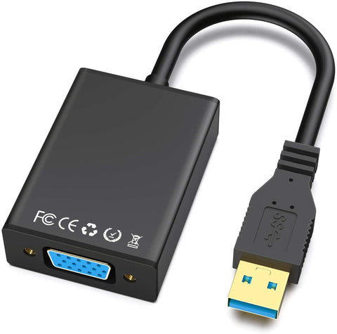 ABLEWE USB 3.0/2.0 to VGA Adapter Support Resolution 1080p for Win 7/8/8.1/10