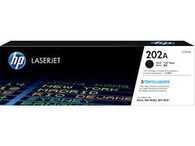 HP 202A Black LaserJet Toner Cartridge - (CF500A)