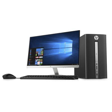 HP Pavilion 570-p013wb Intel Core i3-7100, 8GB, 1TB, Win10  & 23" Monitor Bundle