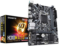 GIGABYTE H310M A 2.0 LGA1151/ Intel H310/ DDR4/ SATA3 & USB3.1/ M.2/ V & A & GbE/ MicroATX Motherboard