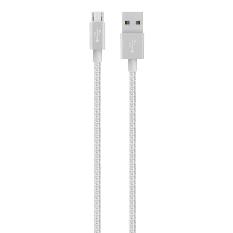 Belkin MIXIT - USB cable - 5 pin Micro-USB Type B (M) to USB (M) - 4FT - SILVER