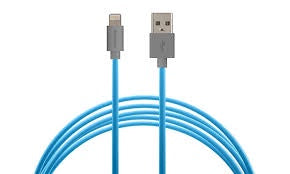 Acellories Lightning to USB 3FT Cable - Blue