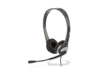 Cyber Acoustics Stereo Headsets w/ Noise Cancelling Microphone & Y-Adapter