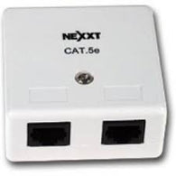 neXXt Double (2 port) Surface Mount RJ45 Cat 5E