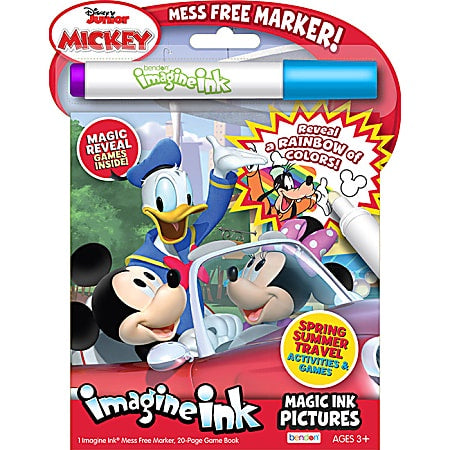 Bendon Imagine Ink Magic Pictures, Disney Minnie & Mickey