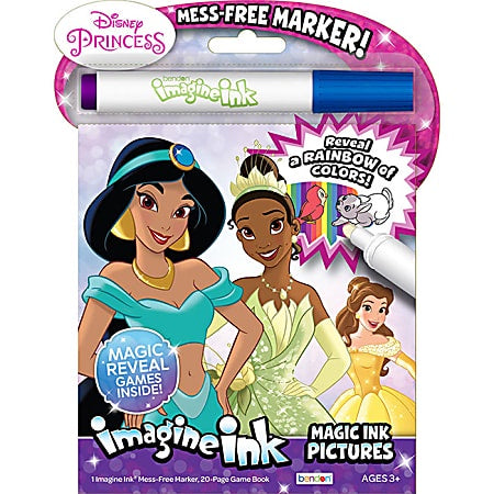Bendon Imagine Ink Magic Pictures, Disney Princess