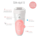 Braun Silk epil 5 Wet & Dry, Rechargeable Shave & Trim Epilator