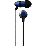 Coby Extr3m3 Tangle-Free Flat Cable Metal Stereo Earbuds w/ Mic