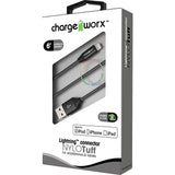 Chargeworx NYLO Tuff 6ft Lightning Sync & Charge Cable