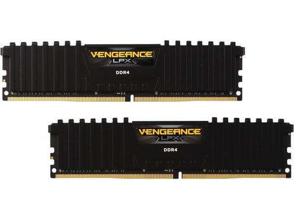 Corsair Vengeance LPX 16GB (2 X 8GB) DDR4 3200 (PC4-25600) C16 1.35V Desktop Memory - Black