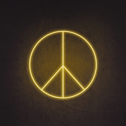 West & Arrow LED Neon - Peace Sign