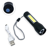 Micro Stinger Rechargeable LED Flashlight & COB LED Work Light - 110 Lumens