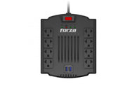 Forza FVR-1211USB Automatic Voltage Regulator 1200VA/600W - 8 Outlets, 2 USB-120V