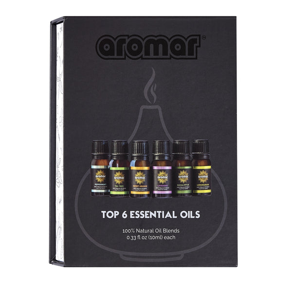 Black Label Top 6 Essential Oils Kit - 10 ml each