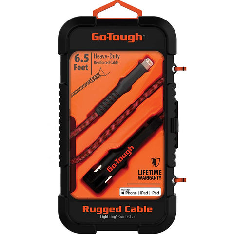 Go Tough 6.5ft Reinforced Lightning Cable