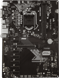 MSI H310-A PRO LGA1151/ Intel H310/ DDR4/ SATA3/ USB3.1/ A&GbE/ ATX Motherboard