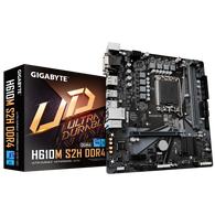 Gigabyte H610M S2H DDR4 - 1.1 micro ATX - LGA1700/Intel H610/DDR4/SATA3 & USB 3.2/Micro ATX  Motherboard