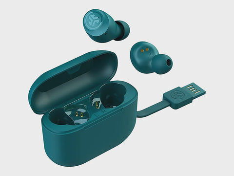 JLab Audio Go Air POP True Wireless Earbuds With Microphone (Teal)