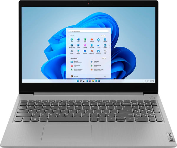 Lenovo Ideapad 3i 15ITL05 15.6" (1366x768) Touchscreen Laptop - Core i3-1115G4, 256GB NVMe SSD, 8GB, Windows 11 S Mode, 1 Year Warranty - Platinum Grey