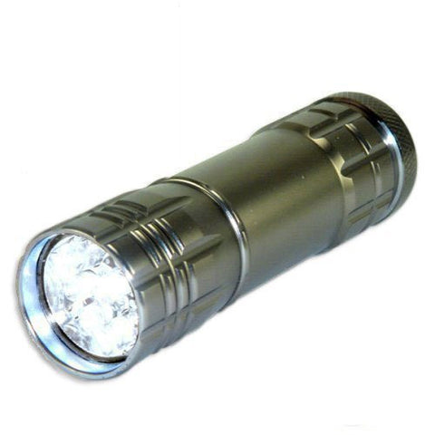 Neiko 9 LED Heavy-Duty Compact Aluminum Flashlight