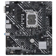 Asus Prime H610M-E D4-CSM Socket LGA1700 / Intel H610/ Gigabit LAN / USB 3.2 / Gigabit LAN / Onboard graphics (CPU required) / HD Audio (8-channel) / HDMI / VGA / DisplayPort / M.2 micro ATX Motherboard