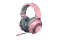 Razer Kraken Quartz  Edition 7.1 Surround Sound Multi-Platform Wired Gaming Headset - 3.5 mm noise isolating - Quartz Pink