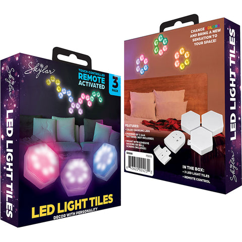 SKYLAR Touch REB Lights 3 Pack with Remote