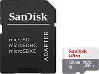 SanDisk Ultra microSDXC 128GB UHS-I Class 10 w/ Adapter