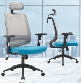 Sit M315 Manager Chair, Mesh Fabric, Adjustable Headrest