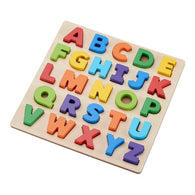 Spark. Create. Imagine. 3-D Wood Alphabet Puzzle Set, 26 Pieces