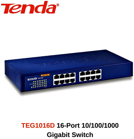 Tenda 16-Port Gigabit Ethernet Switch TEG1016D