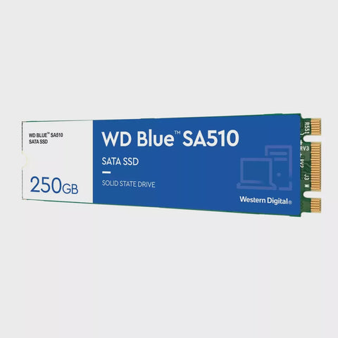 WD SSD Blue SA510 250GB M.2 2280 SATA 3D 6GB/s SSD