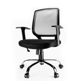 Xtech Executive Office Chair  w/ Arms &  Chrome Base - Ginebra Black